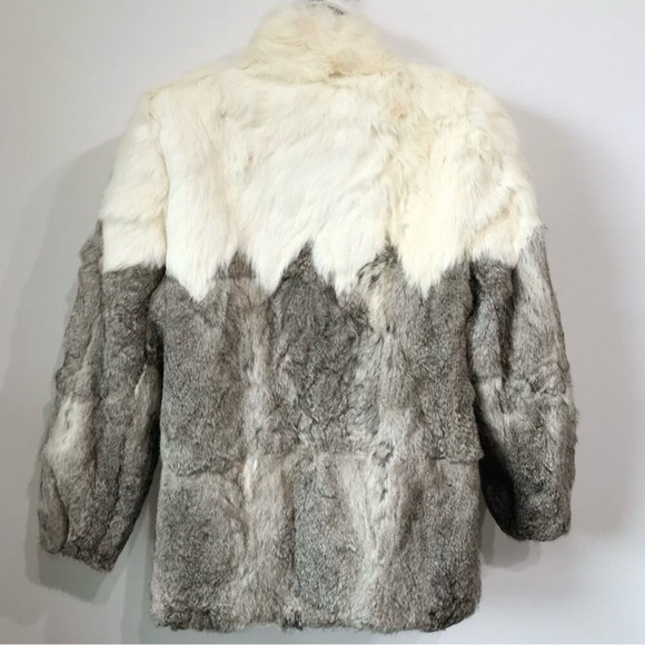 Genuine Rabbir Fur Coat Women size Medium - Picture 8 of 16